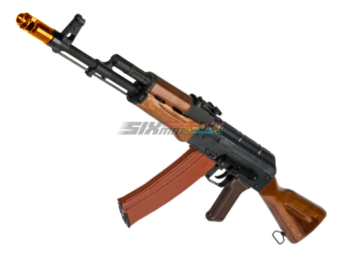 [WE-Tech] AK74 with Fixed Stock GBB Rifle[Real Wood][Full Travel Bolt]