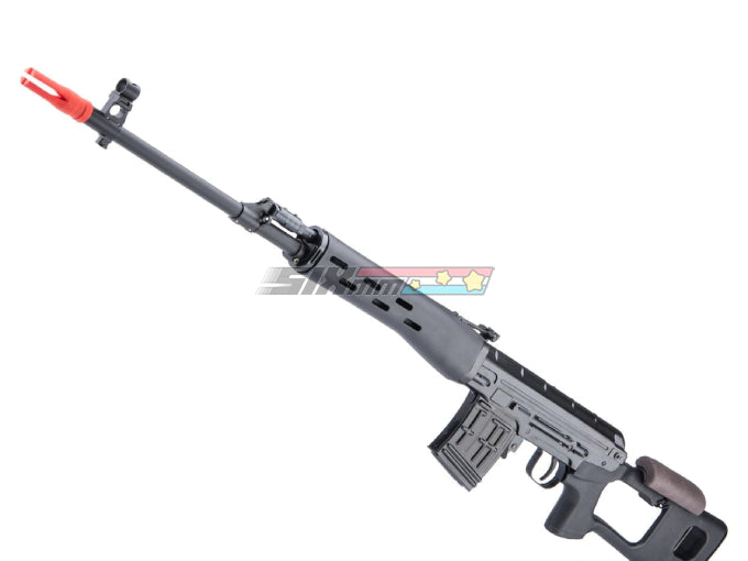 [WE-Tech] Aluminum SVD Open-Bolt GBB Airsoft Sniper Rifle[BLK]