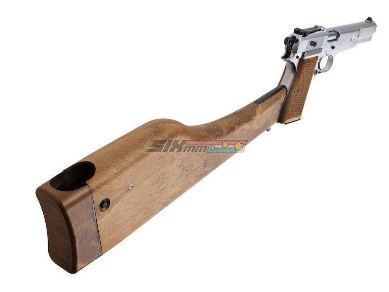 [WE-Tech] Browning HI POWER MK1 GBB Pistol W/ Fixed Stock[SV]