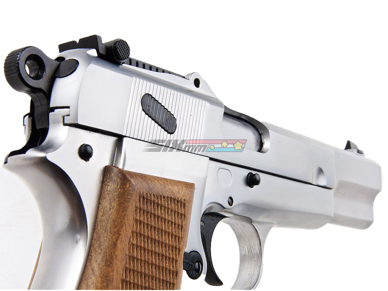 [WE-Tech] Browning HI POWER MK1 GBB Pistol W/ Fixed Stock[SV]