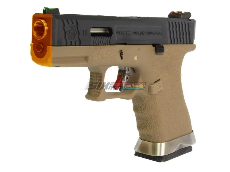 [WE-Tech] Custom SA Style Model 19 T2 Airsoft GBB Pistol[BLK Slide & SV Barrel]