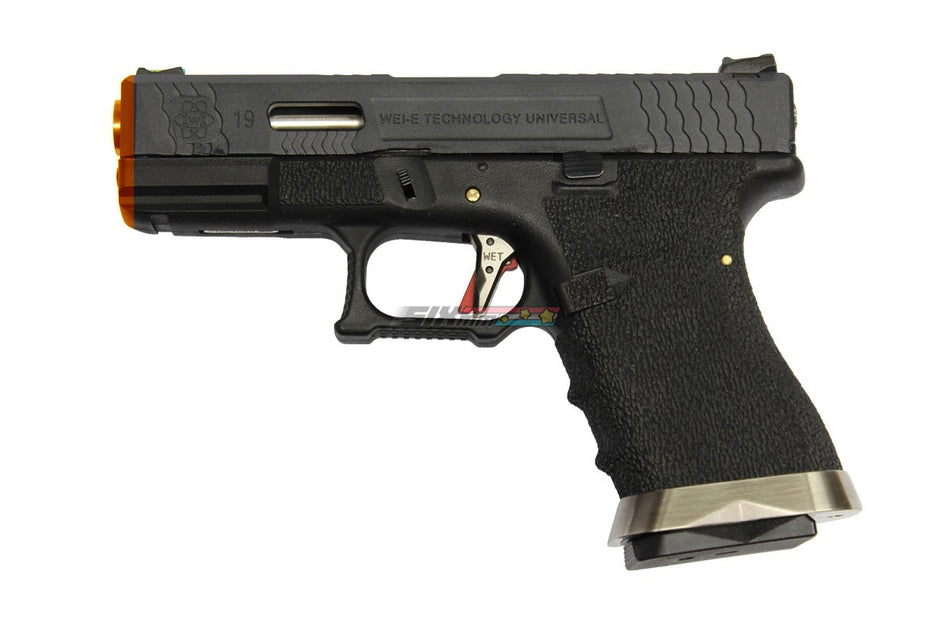 [WE-Tech] Custom SA Style Model 19 T5 Airsoft GBB Pistol[BLK Slide & SV Barrel]