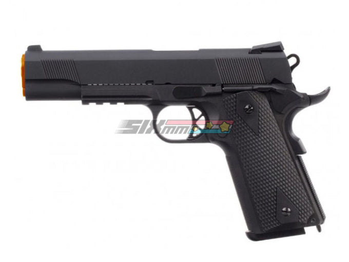 [WE-Tech] Full Metal 1911 Kimber Airsoft GBB Pistol[W Railed][BLK]