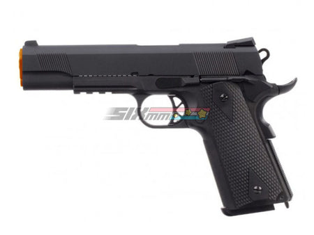 [WE-Tech] Full Metal 1911 Kimber Airsoft GBB Pistol[W Railed][BLK]