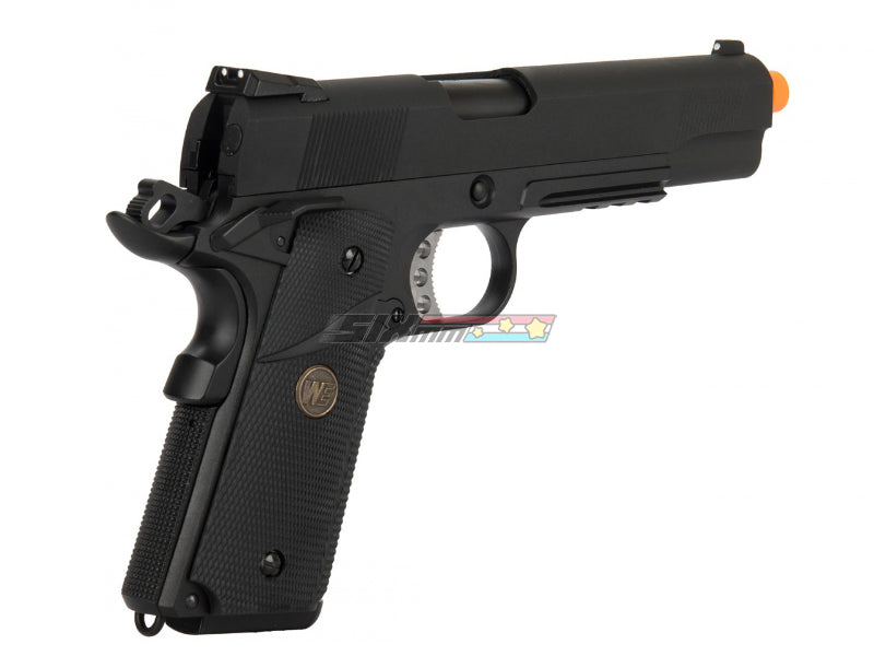 [WE-Tech] Full Metal 1911 MEU Airsoft GBB Pistol W Rubber Grip[BLK]