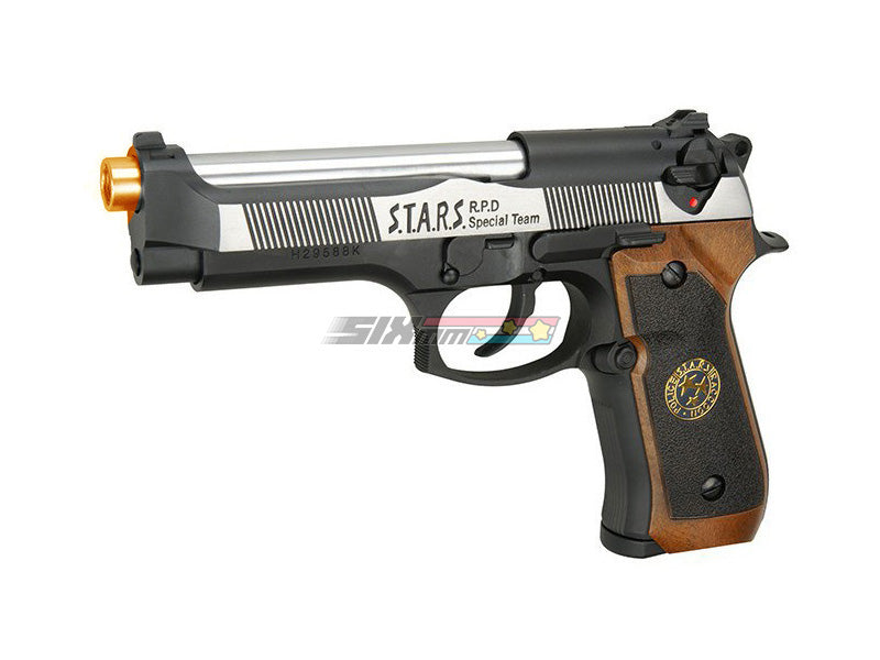 [HK3P] Full Metal Bio Samurai Edge Standard Mod GBB Pistol [Silver and Black]