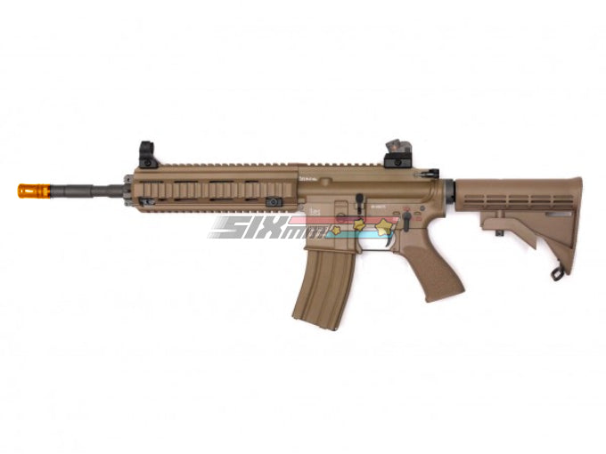 [WE-Tech] Full Metal HK416D Open-Bolt GBB Rifle [Tan]