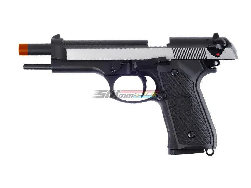 [WE-Tech] Full Metal M9  M92 Airsoft GBB Pistol[Dual Tone  Black Grip]
