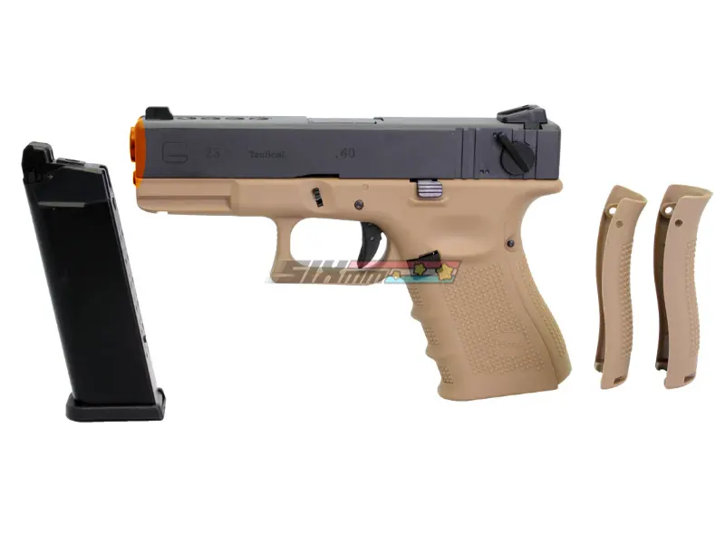 [WE-Tech] Full Metal Side G23 FullySemi Auto GBB Pistol [WE Marking] [Gen.4][DE]