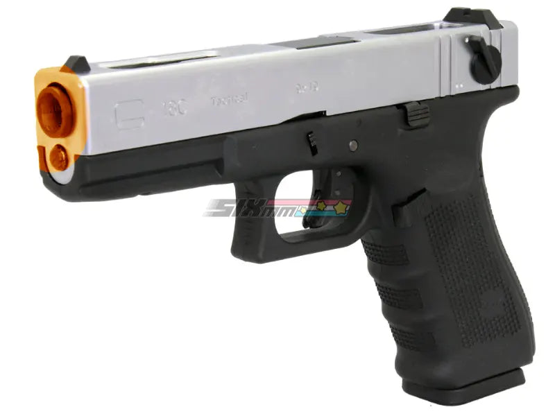 [WE-Tech] Full Metal Side Model 18C 2 Tone FullySemi Auto GBB Pistol Silver 2Tone [GEN 4] [SV]