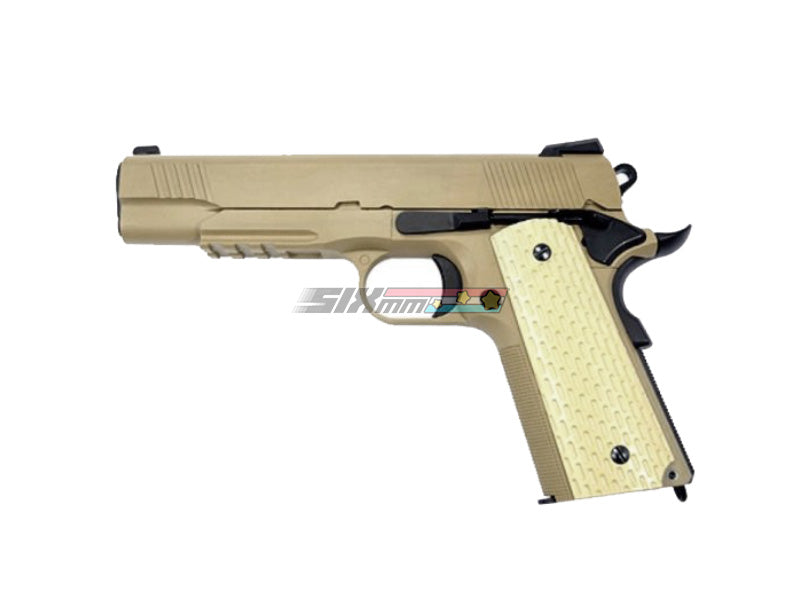 [WE-Tech] Fully Metal M1911 Kimber Desert Warrior [With Marking][Tan]