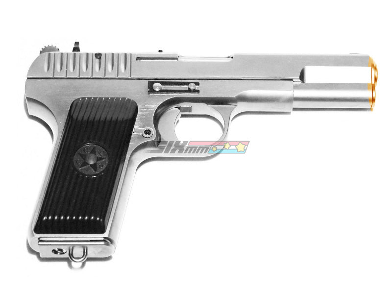 [WE-Tech] Fully Metal T33 Airsoft GBB Pistol [With Marking][Silver]