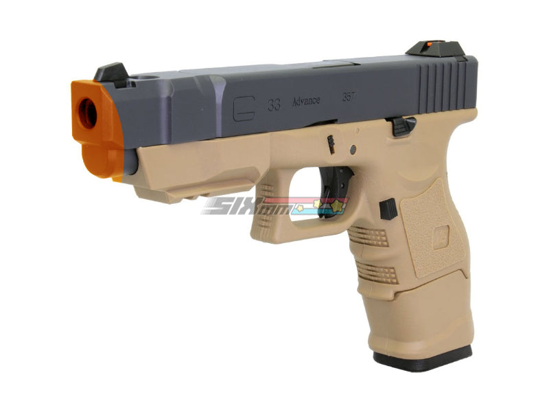 [WE-Tech] G33 Advanced Airsoft GBB Pistol[Metal Slide, DE]