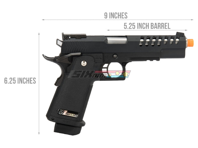 [WE-Tech] H016 HI CAPA Hyper Spped Full Metal GBB Pistol[14 Hole][BLK]