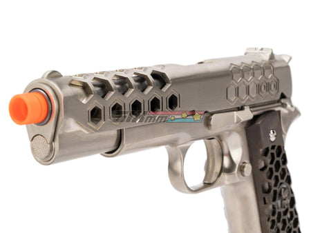 [WE-Tech] Hex Cut Signature 1911 Airsoft GBB Pistol[SV]
