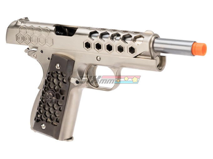 [WE-Tech] Hex Cut Signature 1911 Airsoft GBB Pistol[SV]