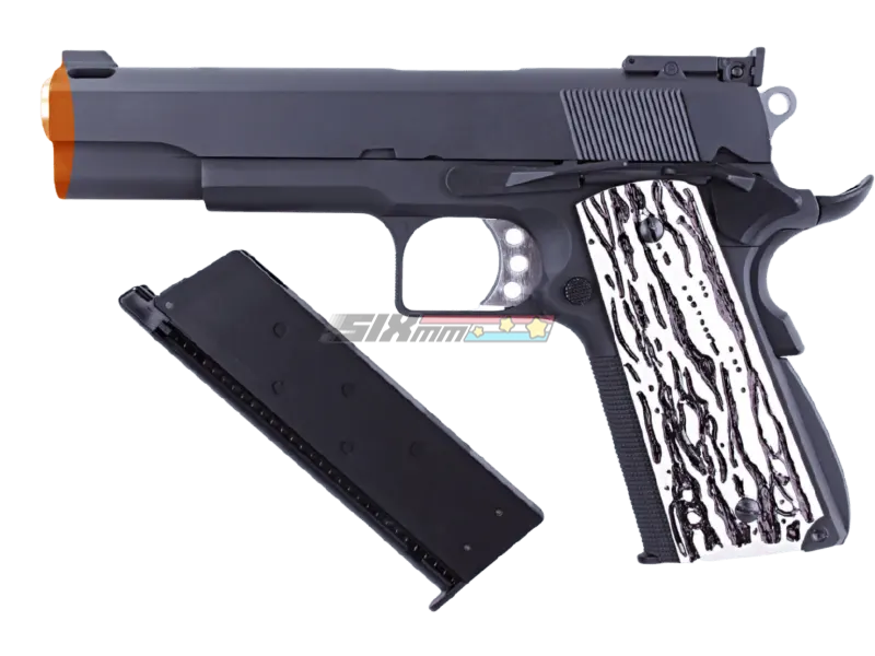 [WE-Tech] M1911A1 Government GBB Pistol [Version C.][With Marking][2 Magazines]