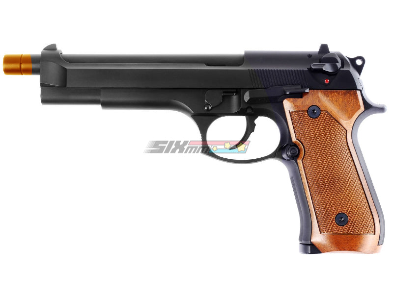 [WE-Tech] M9  M92 Airsoft GBB Pistol with Brown Grip [No Marking][Long Ver.]