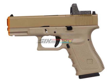 [WE-Tech] MODEL 19 MOS Airsoft GBB Pistol[GEN.3][TAN]
