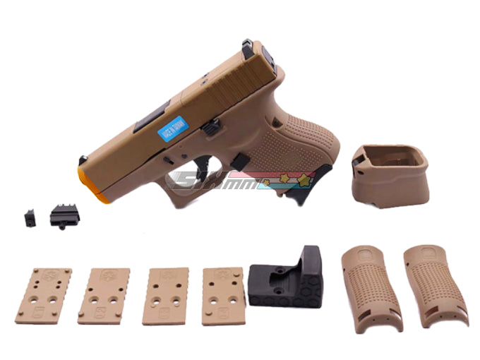 [WE-Tech] MODEL 27 MOS Airsoft GBB Pistol[GEN.4][TAN]