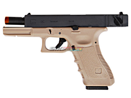 [WE-Tech] Model 18C GBB Pistol Gun (Gen. 3) [TAN]