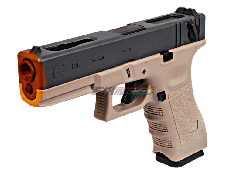 [WE-Tech] Model 18C GBB Pistol Gun (Gen. 3) [TAN]
