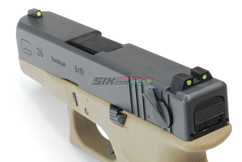 [WE-Tech] Model 26 GBB Airsoft Pistol Gun with Metal Slide [DE]