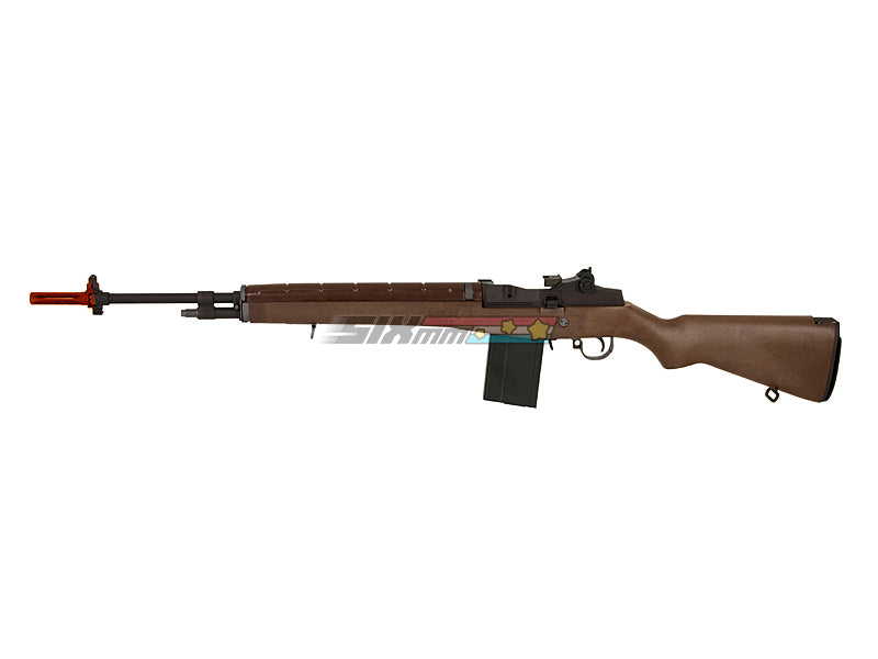 [WE-Tech] Open-Bolt M14 GBB Rifle [Wooden Pattern Furniture Stock]