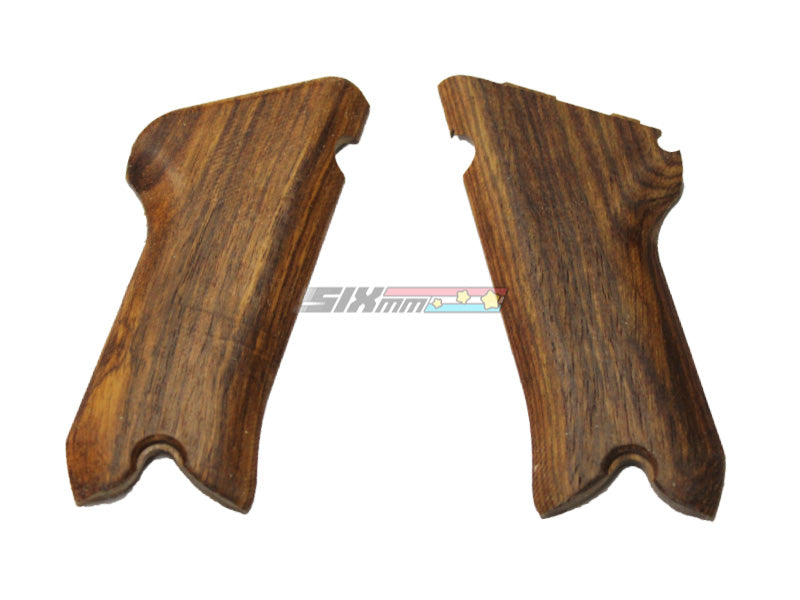 [WE-Tech] Pistol Grip Cover for P08 Serice GBB [Genuine Wallnut Wood]
