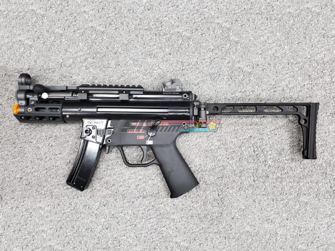 [WE-Tech] SIXmm Custom MI MP5K PDW GBB SMG W M1913 Stock[M-LOK Ver.][BLK]