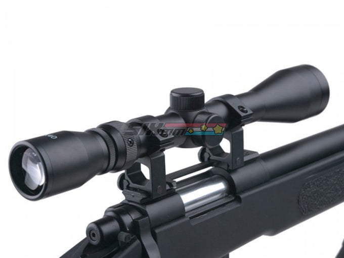 [WELL] M40A5 Bolt Action Sniper Rifle WScope & Bipod[BLK]