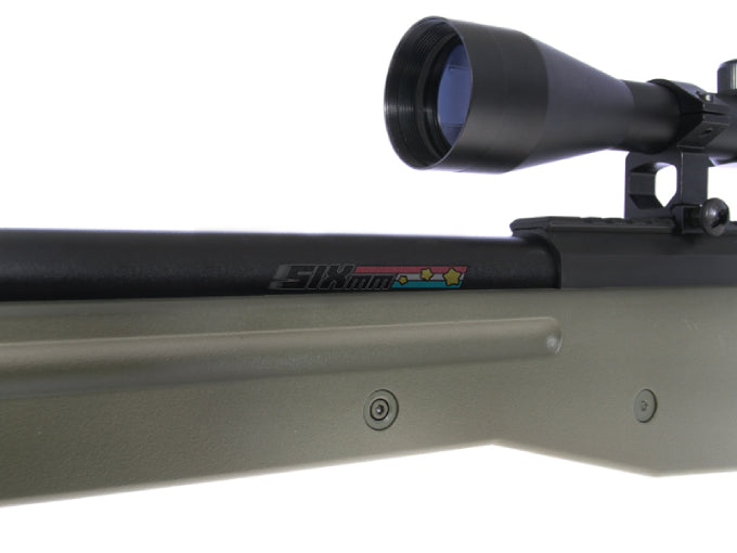 [WELL] MB14D Bolt Action Spring ASG Sniper Rifle [BLK]