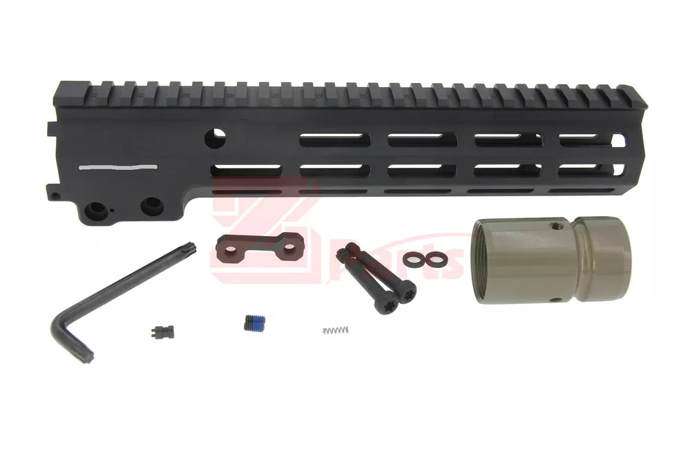 [Z-Parts] 10.5inch Alloy Handguard [For Systema M4 PTW Series][BLK]