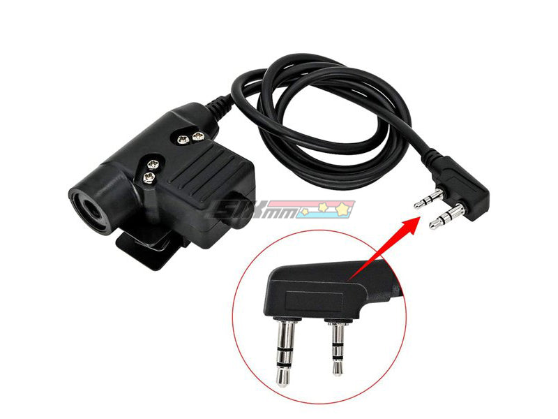 [Z.tactical] U94 PTT Push to Talk [For Baofeng Walkie Talkies][Kenwood Plug]