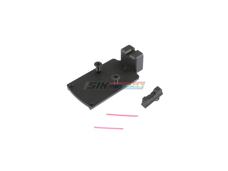 [Airsoft Artisan] Glock RMR Mount/Fiber Front Sight Set [For WE Glock Series]
