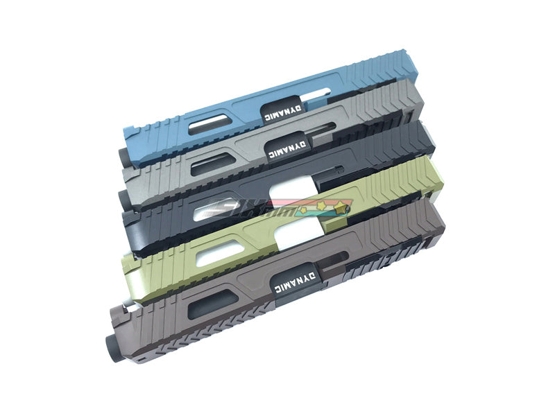 [Airsoft Artisan] Dynamic Weapon Solution Slide Kit [For Tokyo Marui Model 17 / WE Tech G17, G18C][Green]