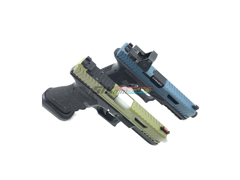[Airsoft Artisan] Dynamic Weapon Solution Slide Kit [For Tokyo Marui Model 17 / WE Tech G17, G18C][Blue]