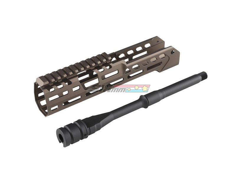 [Airsoft Artisan] Spear Type 10inch M-LOK Handguard Set [For SIG AIR MCX Virtus AEG][DE]