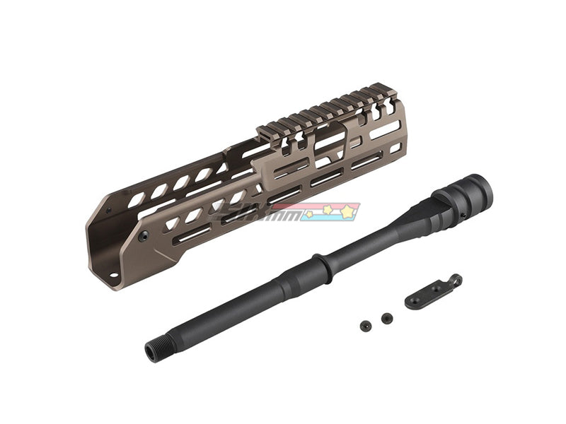 [Airsoft Artisan] Spear Type 10inch M-LOK Handguard Set [For SIG AIR MCX Virtus AEG][DE]