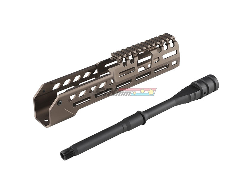 [Airsoft Artisan] Spear Type 10inch M-LOK Handguard Set [For SIG AIR MCX Virtus AEG][DE]