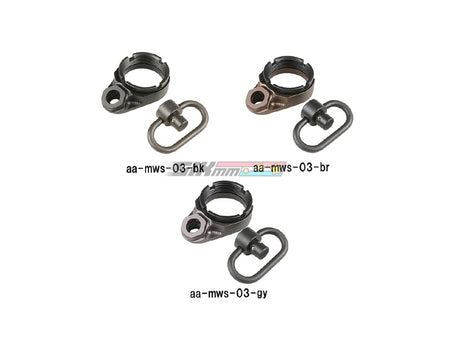 [Airsoft Artisan] Sling Mount Plate for Marui MWS GBB [Grey]