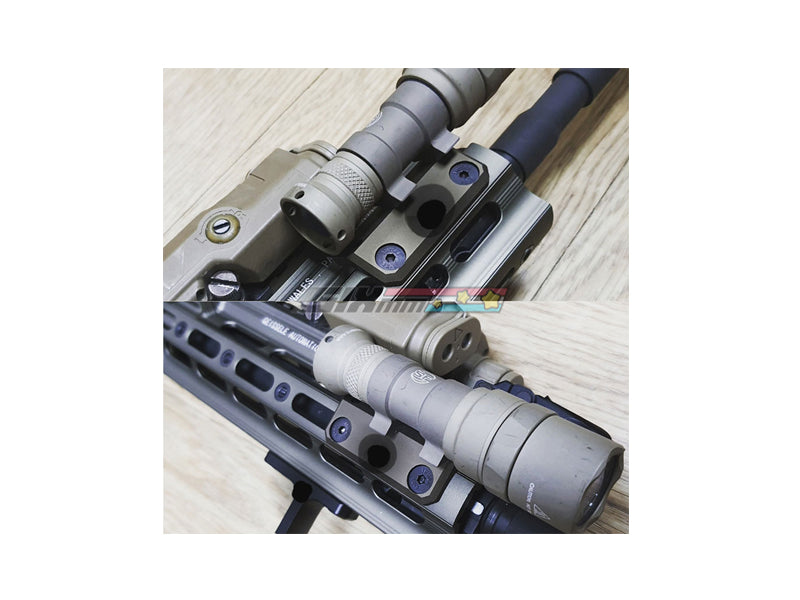 [Airsoft Artisan] 45-Degree Angle Light mount [For SMR Rail Handguard] [Real Spec]