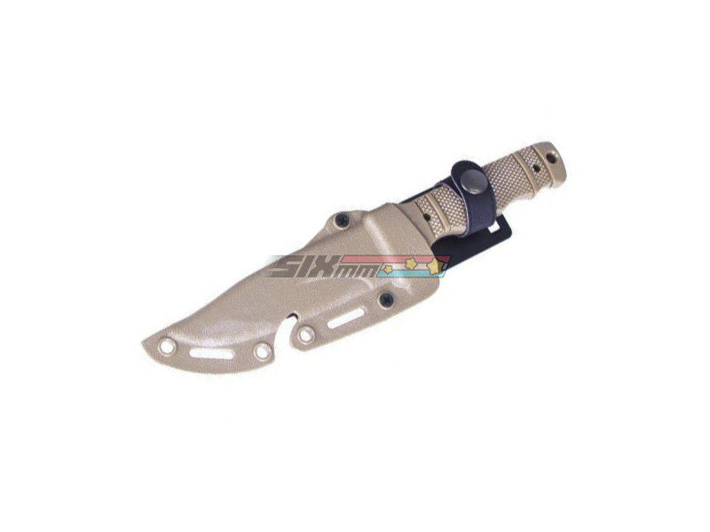 [CYMA] Dummy Plastic M37 Seal Pup Knife with Sheath [Tan]