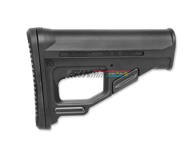 [ARES] Amoeba Pro Retractable Butt Stock for Ameoba & Ares M4 Series [BLK]