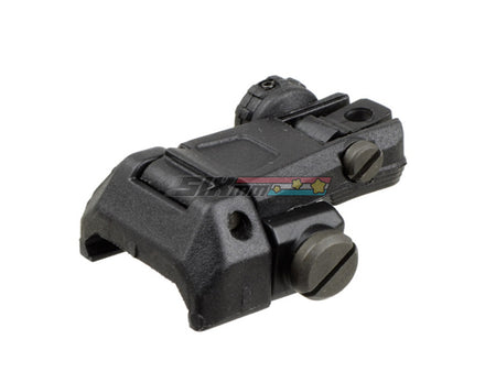 [ARES] Reinforced Nylon Fiber Flip-up Rear Sight for Milspec 1913 Picatinny Rail [AS-R-020] [BLK]