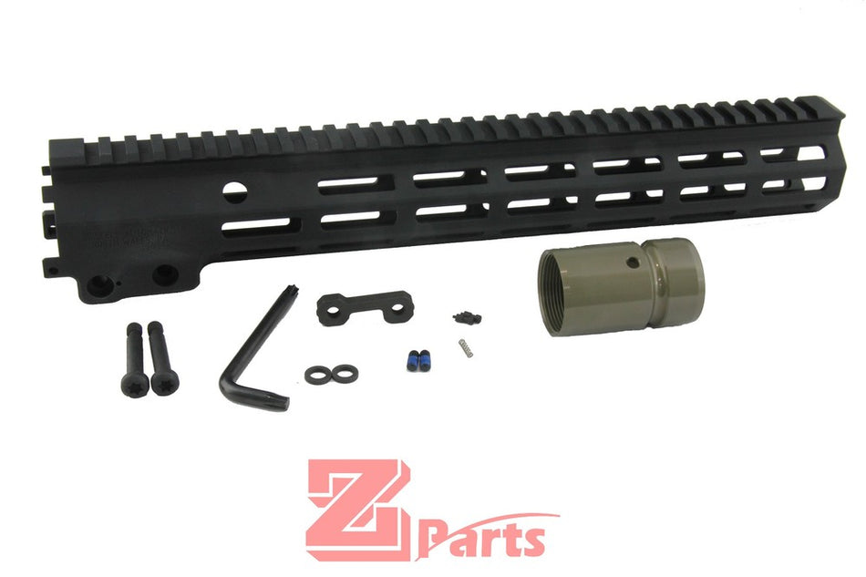 [Z-Parts] Mk16 13.5inch Handguard for Marui SOPMOD M4 AEG (BLK)