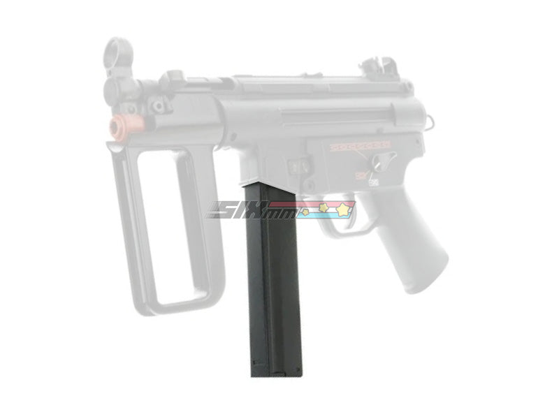 CYMA][C.101] MP5 Straight AEG Magazine[110rds][BLK] – SIXmm (6mm)