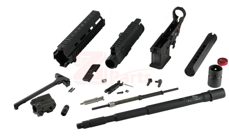 [Z-Parts] Aluminum 14.5" Outer Barrel Set for SYSTEMA 416 AEG