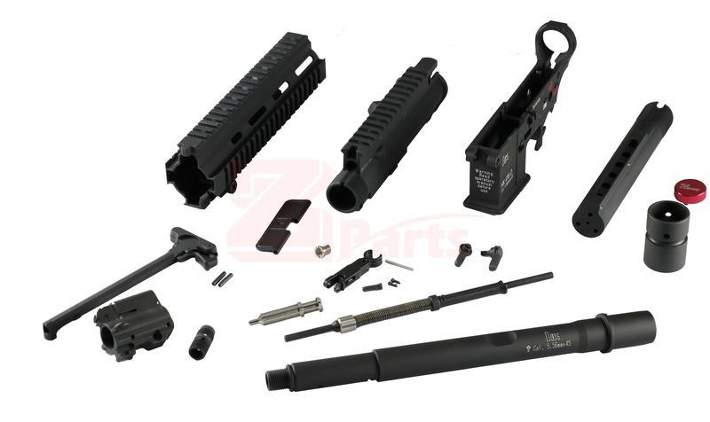 [Z-Parts] Aluminum 10.4" Outer Barrel Set for SYSTEMA 416 AEG